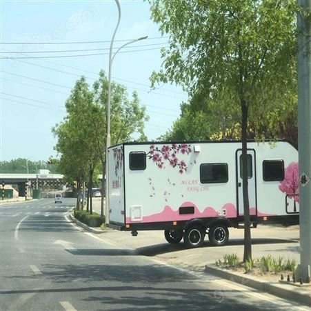 拖挂式房车  小型房车 -景区商用旅居车 营地房车定制 米兰房车