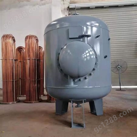 温州容积式换热器 不锈钢导流型半容积式换热器304不锈钢容积式热交换器 太阳能水水换热器 紫铜盘管换热器