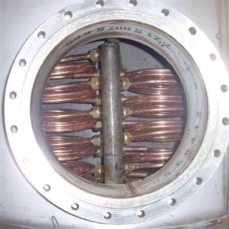 杰瑞定制DFHRV-1600-5.0盘管式换热器 浮动盘管换热器 盘管式热交换器 盘管式水加热器