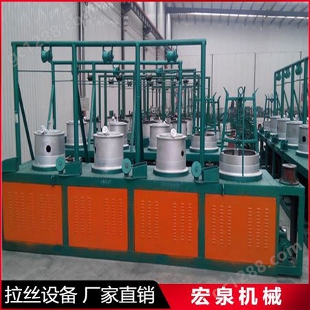 宏泉机械组合式滑轮水箱拉丝机产量大消耗低