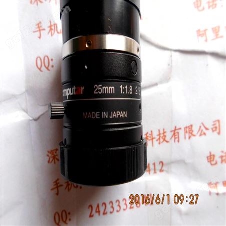 8mm定焦镜头H3Z4512CS Computar康标达