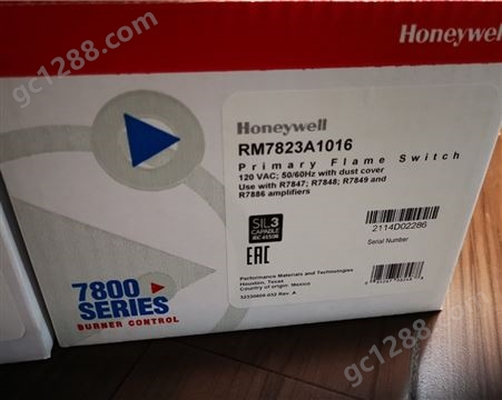 Honeywell霍尼韦尔RM7823A1016U火焰开关控制器 EC7823 进口