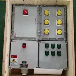 防爆电源照明箱BXM52-8/K32 厂家定做PLC防爆触摸屏电控箱