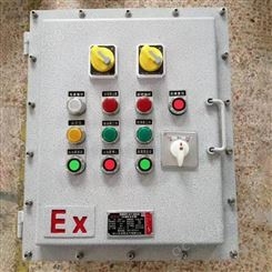 依客思 排污泵防爆按钮控制箱BXK 厂家定做防爆仪表按键操作箱
