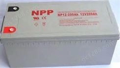 NPP胶体电池12V 200AH耐普蓄电池/太阳能电池 耐普电源蓄电池