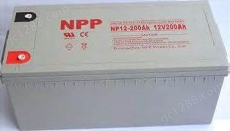 NPP胶体电池12V 200AH耐普蓄电池/太阳能电池 耐普电源蓄电池