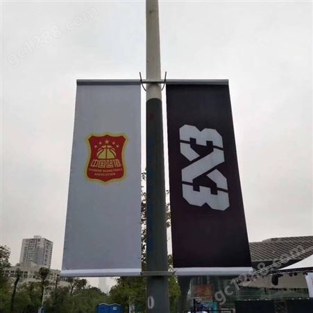 深圳做文明城市灯杆旗