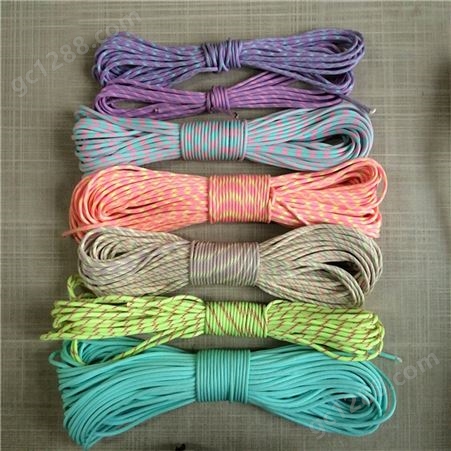 新珠线带夜光绳 夜光绳生产厂家 编织网绳 可定制夜光绳