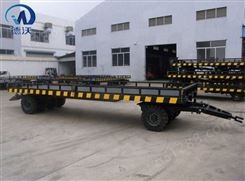 平板牵引拖车 货物输送 实芯轮胎 耐磨 经济实用