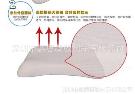 蝶形增强护颈枕头 太空慢回弹记忆枕 枕型设计  无味环保
