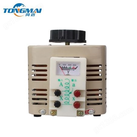 同迈TDGC2-500KVA单相交流手动接触式自偶调压器0V-250V可调500W
