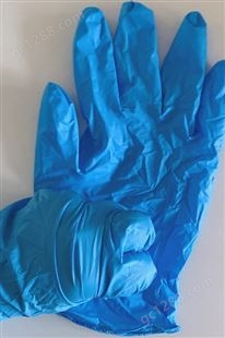 一次性丁腈手套,蓝色防护手套,手套工厂,手套批发,手货