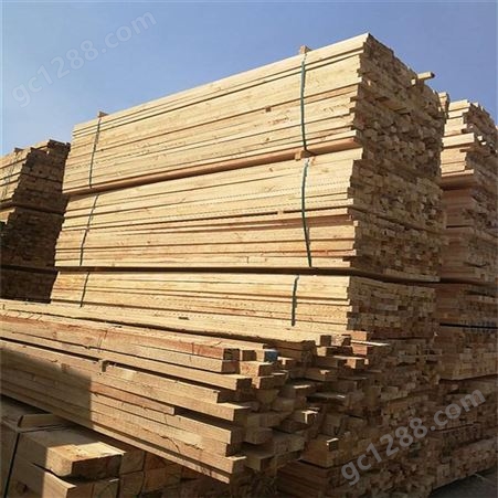 禄森木业 工地建筑方木加工厂 长期供应白松铁杉建筑木方批发