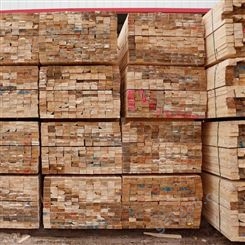 禄森木业进口辐射松木方定制加工精品建筑用方木耐磨耐腐蚀