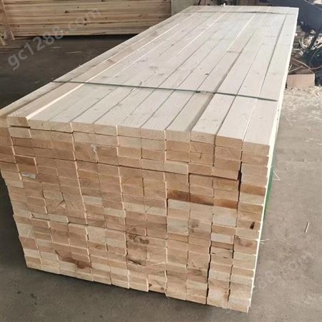 禄森优质工程木方批发销售室内外工程常用木方耐腐可定制