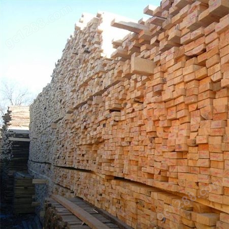 禄森室外龙骨木方定做实木龙骨木松木规格厂家供应