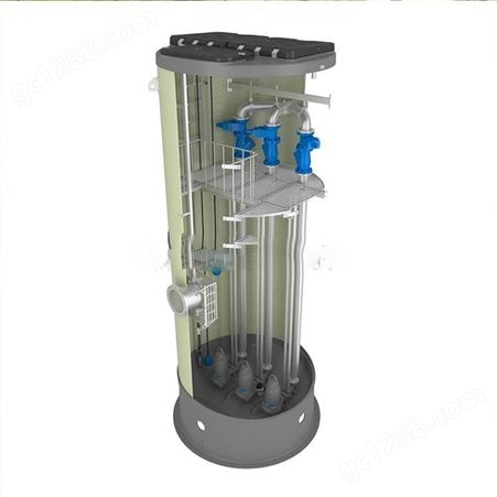 玻璃钢地埋式污水处理设备一体化预制泵站污水提升智能自动