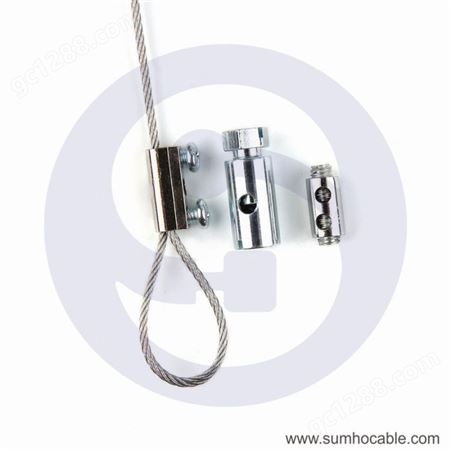 钢丝绳夹头 灯具安全绳 防吊绳