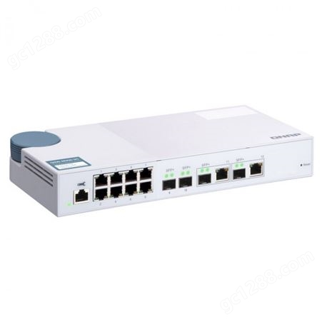 威联通（QNAP）QSW-M408-2C管理型交换机4个万兆网口含两个复合万兆网口及 8个千兆网口