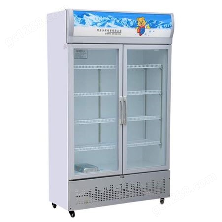 西安冷藏柜   大双门冷藏柜  西安饮料冰柜  718大双门  1200*600*2050
