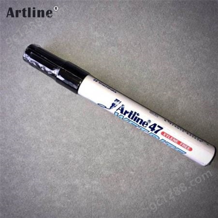 日本旗牌-雅丽Artline油性速干记号笔潮湿面标记笔1.5mm圆头EK-47