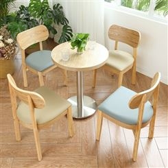 餐椅定制实木椅子仿木餐椅时尚茶餐厅桌椅中西餐厅椅子供应厂家