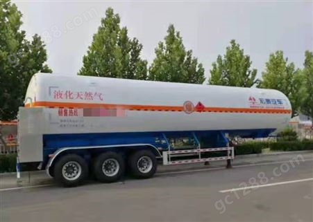 液化天然气罐车  LNG移动加气车  天然气撬运车批发价格