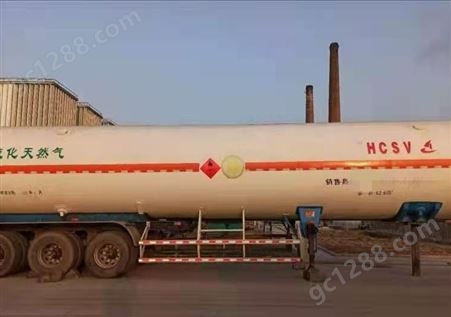 液化天然气罐车  LNG移动加气车  天然气撬运车批发价格