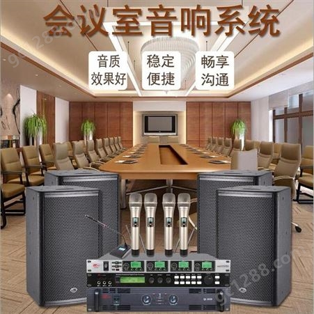 帝琪多媒体会议系统价钱音响扩声系统设计方案一拖四无线领夹话筒DI-3804