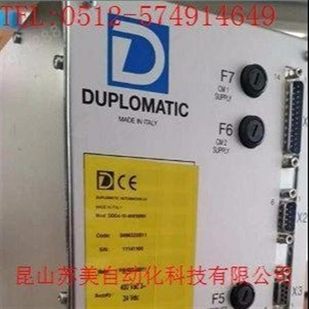 DUPLOMATIC刀塔/刀架控制器，DDC4-10-400/20，DDC2-10-J-20/22，DDC2-18-J2