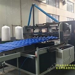 PVC仿琉璃瓦机械PVC合成树脂瓦机器PVC环保塑钢瓦设备厂家直供