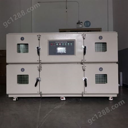 电池温控短路试验机四工位JD-6003C-4  定做电池四工位温控短路试验箱