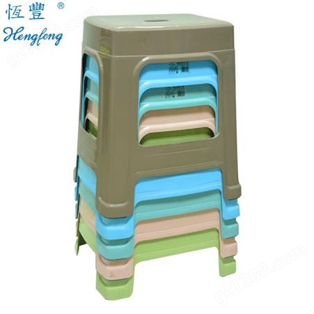 6023四川厂家生产塑料凳子加厚成人 方凳圆凳高凳用塑料凳子加厚成人