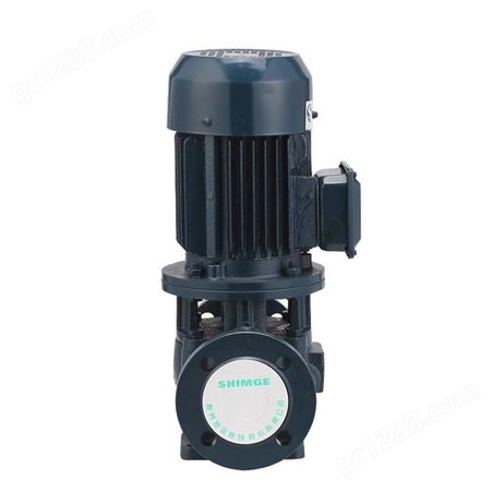 单级热水管道泵新界SGLR50-125立式铸铁商用锅炉供暖2寸口径循环泵