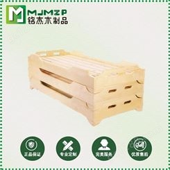 济南铭杰 宿舍床铺板厂家 专业生产各种松木床板