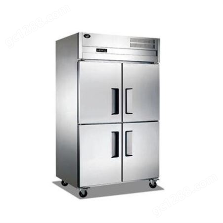 潍坊君诺插盘柜 LZ100D4-P四门展示柜 风冷门冷藏冷冻插盘柜