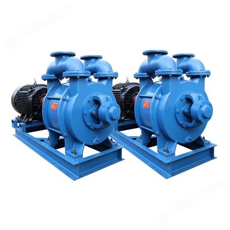 2SK双级循环真空泵 山东诺西德两级水环式真空泵 卧式水环真空泵