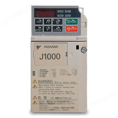 日本安川变频器J1000 CIMR-JB2A0004BBA/BAA 三相220V/0.4KW原装