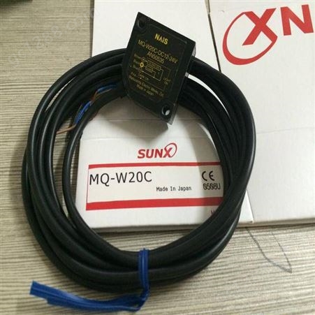 SUNX神视扁型接近开关限位传感器GL-12F 三线NPN常开 正面检查24V