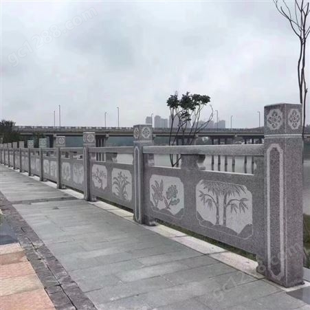供应桥栏杆 桥梁雕刻栏板 护城河围栏 可按需定制 泽运