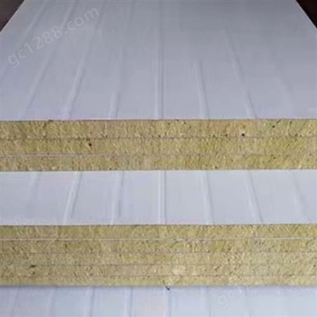 彩钢岩棉板 厂家产供岩棉净化板 销售厂家