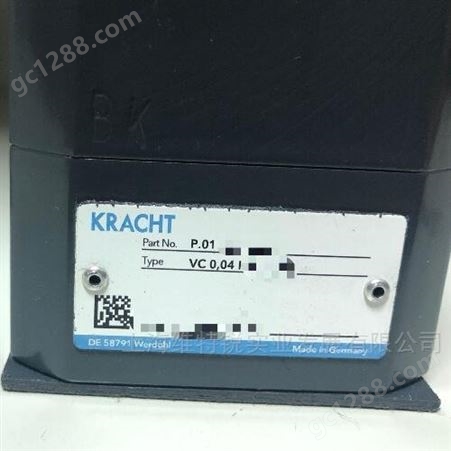 KRACHT流量计货期短VC 0,04 K1 E1 P2 RH德国克拉克