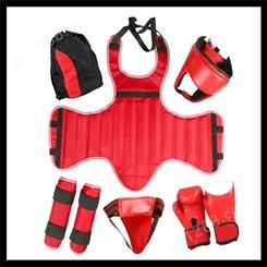 散打护具五件套训练红人护具  散打护具套装拳击护胸训练护腿