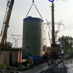 四川凉山地埋式一体化泵站 玻璃钢一体化预制泵站厂家