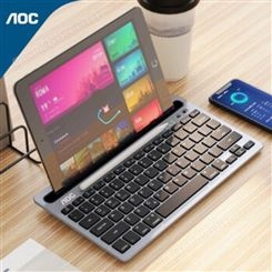 AOC KB701 无线蓝牙键盘 办公键盘 薄便携键盘 可充电