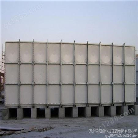 川胜定制拼装组合玻璃钢消防水箱组合式玻璃钢保温水箱