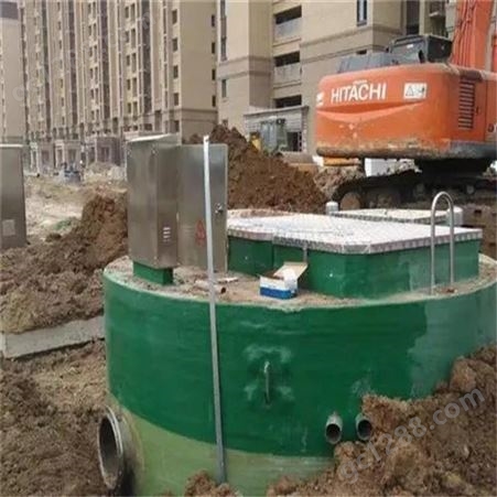 川胜雨水预制一体化设备 一体化污水雨水提升泵站智能一体化预制泵站