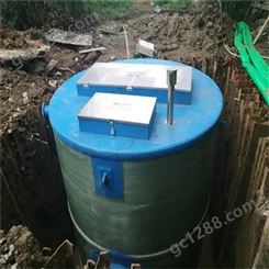 川胜地埋式污水处理一体化泵站 缠绕型玻璃钢一体化预制污水雨水收集提升泵站