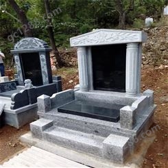 中国黑墓碑雕刻厂家公墓墓碑现货出售