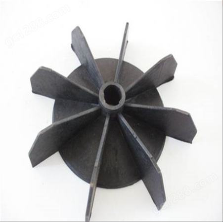 防爆电机风扇叶片规格不限材质为加碳纤维的聚酰胺 阻燃黑色组装